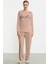 Sementa 76446 Leopar Çizgili Jogger Pijama Takım 2