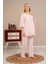 Ba-Ha 4504 Dantel Sabahlıklı Lohusa Pijama Takımı 1