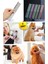4 - Adet Parlak Renkli Metal Köpek Kedi Tarağı - 19 cm 1