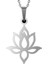 925 Ayar gümüş kolye lotus SM7439 2