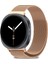 Samsung Galaxy Watch 8 40MM / 44MM / 46MM Classic Uyumlu Milanes Örgü Hasır Metal Kordon 1