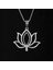 925 Ayar gümüş kolye lotus SM7449 1
