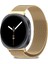 Samsung Galaxy Watch 8 40MM / 44MM / 46MM Classic Uyumlu Milanes Örgü Hasır Metal Kordon 1