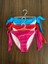 3 Renk 1 Paket Pembe-Kırmızı-Açık Mavi Kalın Ip Bağcıklı Bikini Altı 1