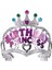 Gümüş Renk Taç Üzeri Pembe Birthday Prenses Yazılı Çocuk Parti Tacı 11X12 C - VSR2432-4998 2