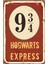 Hogwarts Express Retro Vintage DRTR0106 Ahşap Mdf Tablo 1