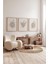 Gerçek Ahşap Çerçeveli 3 Parça 3D Poster Tablo Seti - 3DARTSOHOSET32-2030 1