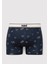 Zebra Baskılı Lacivert Boxer 0911981-26828 1