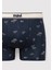 Zebra Baskılı Lacivert Boxer 0911981-26828 2