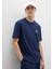 Mavi Baskılı Lacivert Tişört 0612840-70497 2