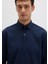 Tencel Tm Liyosel Karışımlı Lacivert Gömlek 0211805-82318 6