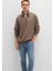 Yarı Fermuarlı Kahverengi Sweatshirt 0S10419-70380 1