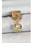 316L Çelik Sallantılı Zirkon Taşlı Istiridye Model Gold Renk Nomination Charm 1