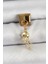 316L Çelik Sallantılı Zirkon Taşlı Deniz Anası Model Gold Renk Nomination Charm 1