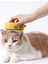 Şarjlı Buharlı Kedi Köpek Tarağı - Yumuşak Silikon Tüy Toplayıcı - Sarı (8675) 3