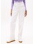 Yüksek Bel Düz Paça Slim Straight Beyaz Kadın Denim Pantolon DW0DW204811D0 3