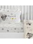 Taç Lisanslı Disney Minnie Mouse Dream Baby Pamuk Bebek Nevresim Takımı 3