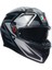 K3 Compound Matt Black Grey Kapalı Kask 1