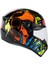ZS-811A AL-37 Black Orange Kapalı Kask 1