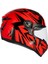 ZS-811A Al-34 Red Black Kapalı Kask 1