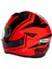ZS-811A Al-34 Red Black Kapalı Kask 5