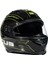 ZS-1800B Gloss Carbon Am8 Fluo Yellow Kapalı Kask 2