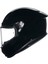 K6 S Black Mono Kapalı Kask 5