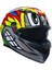 K3 Birdy 2.0 Grey Yellow Red Kapalı Kask 1
