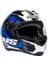 ZS-811A AL8 Black Blue Kapalı Kask 2