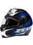 ZS-811A AL8 Black Blue Kapalı Kask 5