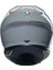 K6 S Mono Nardo Grey Kapalı Kask 4