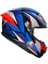 K6 S Slashcut Blue Red Kapalı Kask 3
