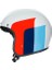 X70 Multi Vela White Red Blue Açık Kask 5