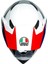 AX9 Multi Atlante White Blue Red Kapalı Kask 5