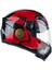 ZS-811A AL39 Black Red Kapalı Kask 1