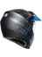 AX9 Multi Antartica Matt Black/Cyan Kapalı Kask 4