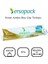 Evsel 80 x 110 cm Çöp Torbası Jumbo Boy Çöp Poşeti Mavi 10 x 4'lü 2