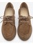 Kadın Hakiki Deri Bağlamalı Loafer Günlük Ayakkabı Enita Camel Süet 7