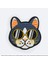Havalı Dokuma Kedi Cırtlı Yama-Patch Sticker 1