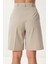 Cepli Bermuda Dokuma Şort LFK0015 Bej 5