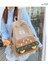 Blingbling1 Casual Sırt Çantası Karikatür Seyahat Büyük Kapasiteli Sırt Çantası Khaki (Yurt Dışından) 3