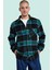 Kadın Unisex Oversize Flanel Ekose Gömlek Ceket Uzun Kol Kışlık Yaz Aylarının Vazgeçilmezi 2