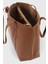 Taba Kadın Üç Bölmeli Deri Görünümlü Shopper El Ve Omuz Çanta 269 2