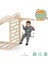 Sleepy Ahşap Montessori Yatak 70X140CM ve Aksesuarları | Masa | Kara Tahta| Salıncak | Kaydırak ve tırmanma 4