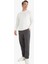 Regular Fit Cepli Düz Paça Dokulu Eşofman Altı D7603AX25SP 2