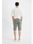 Slim Fit Dar Kesim Jean Bermuda Şort A4802AX24SM 6