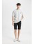 Skinny Fit Jean Bermuda Şort A5037AX24SM 1