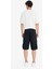 %100 Pamuk Kargo Fit Jean Bermuda Şort E1380AX25SM 6