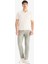Yazlık Chino Kanvas Dokulu Pantolon Slim Fit Dar Kesim Cepli Dar Paça T1055AZ25SP 1