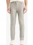 Yazlık Chino Kanvas Dokulu Pantolon Slim Fit Dar Kesim Cepli Dar Paça T1055AZ25SP 4